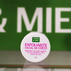 Verde & Miel - Exfoliante Facial de Coco