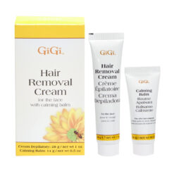 GiGi - Crema depiladora facial con loción calmante