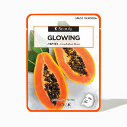 Nicka K - Glowing Papaya Facial Sheet Mask