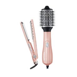 BaBylissPRO - Combo De Cepillo Y Plancha Perfect Styling Rose