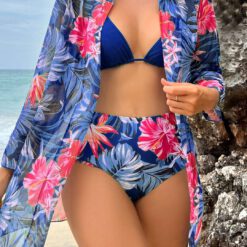 Conjunto de bikini 3 piezas - Azul