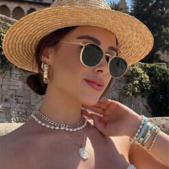 Gafas ovaladas retro vintage