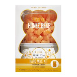GiGi - Honee Bear Kit de cera dura para depilación con lata de repuesto y aplicadores