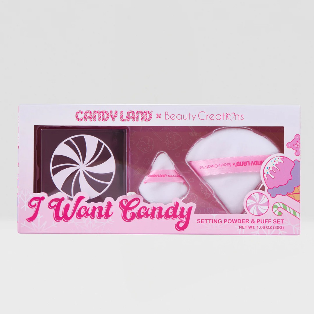 Beauty Creations - Candy Land - Polvo Suelto Y Puff - I Want Candy