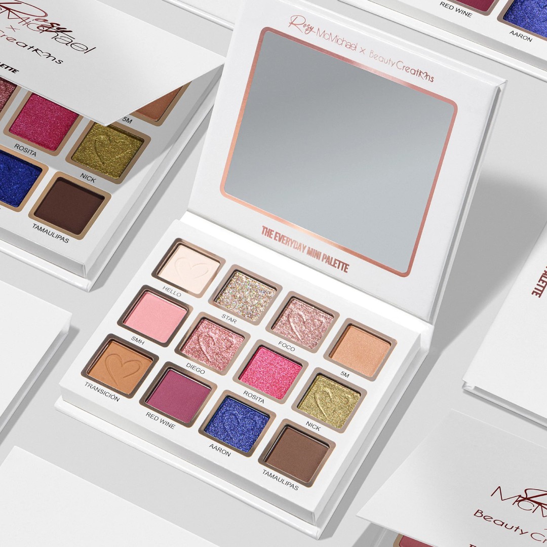 Rosy McMichael X Beauty Creations - Mini Paleta De Sombras - Rosy's Essentials Vol.1