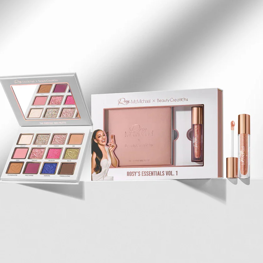 Rosy McMichael x Beauty Creations Vol. 1 Essential Palette & Gloss Bundle